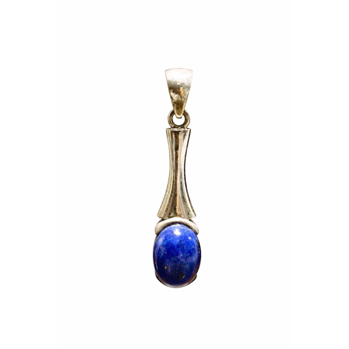 Pendentif Lapis-Lazuli en Argent Massif – Élégance et Sagesse Intérieure