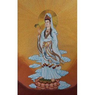 Thangka de Guanyin – Compassion et Protection Sacrée
