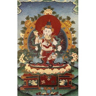 Thangka Vajrasattva - Union Sacrée, Énergie Tantrique et Sagesse Éveillée