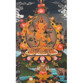 Thangka Manjushri – Sagesse et Clarté Spirituelle