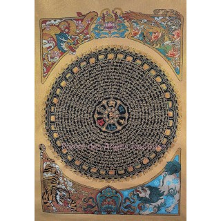 Mandala OM MANI PADME HUM – Compassion et Protection