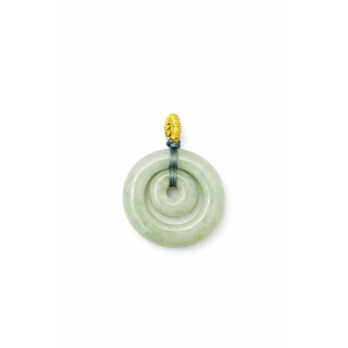 Pendentif Jade Donut – Porte-bonheur traditionnel chinois
